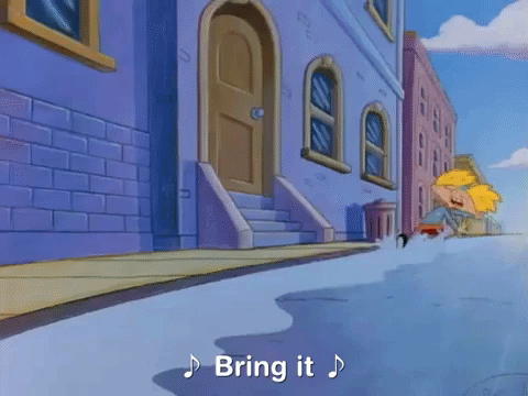 hey arnold nick splat GIF
