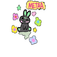 Bunny Win Sticker