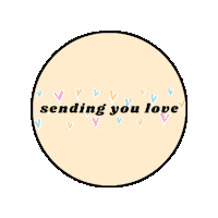 Sending You Love Sticker by Funfetti Fiesta