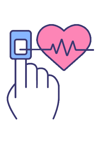 Hart Zuurstof Sticker by Roodkapjes Zoete Inval