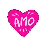 Yayilustra love heart pink amor Sticker