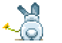 Pixel 90S Sticker by Pixibit ■ Ritratti grigliati