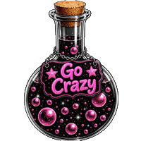 Go Crazy Sticker Sticker