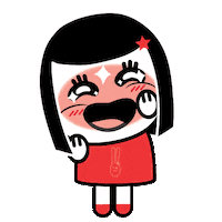 Happy Girl Sticker