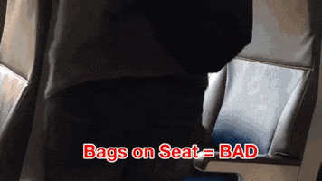 Caltrain train etiquette caltrain caltrainmanners GIF