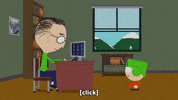 kyle broflovski office GIF by South Park 