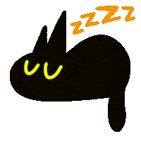 Cat Sleep Sticker