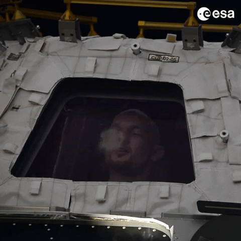 Happy International Space Station GIF by European Space Agency - ESA