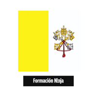 Vatican City Flag Sticker by Formación Ninja