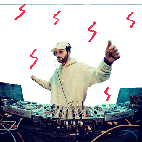 house music dj Sticker