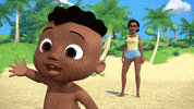 Beach Play GIF by Moonbug