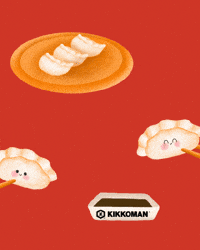 Soy Sauce Dumplings GIF by Kikkoman USA