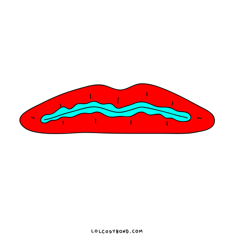 lolcodybond giphyupload lips mouth wet GIF