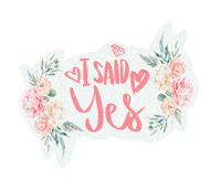 Engage I Said Yes Sticker