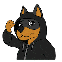 See No Evil Wtf Sticker by Dobernut