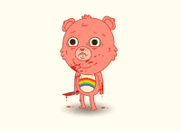 care bears knife GIF