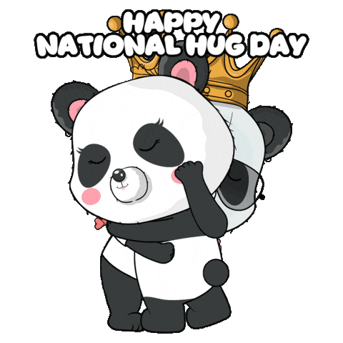 Love You Hug Sticker by PandaPals
