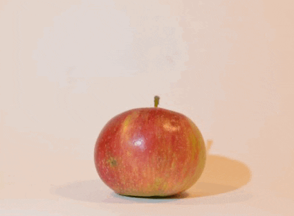 apple transformation GIF