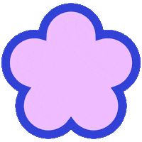 Pink Flower Sticker by ELSE