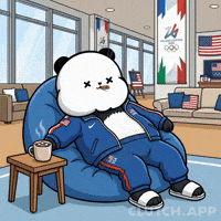 Vibing Team Usa GIF by Kanpai Pandas