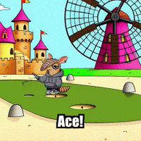 Mini Golf Ace GIF by Chillo Dillo