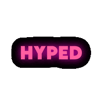 Cyberzcrew pink neon hyped pregame Sticker