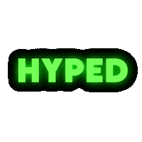 Cyberzcrew green neon hype hyped Sticker