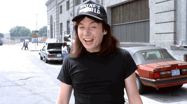 Waynes World Thumbs Up GIF by Hollywood Suite