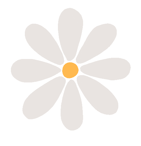 60S Daisy Sticker by By Sauts // Alex Sautter (formerly Pretty Whiskey)