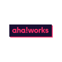 ahaworks moments aha works ahaworks Sticker