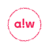 ahaworks moments aha works ahaworks Sticker