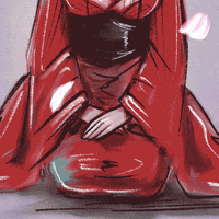 BlackFury animation japan sakura procreate GIF