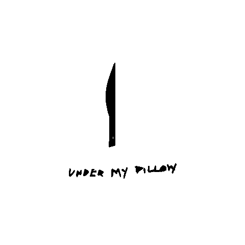 Knife Under My Pillow Sticker by Maggie Lindemann