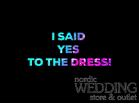 NordicWedding isaidyes sayyes yestothedress isaidyestothedress GIF
