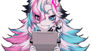 RavennaNya anime twitch vtuber cyberpunk Sticker