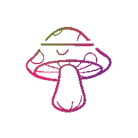 Mushroom Sticker by KarmaIQ