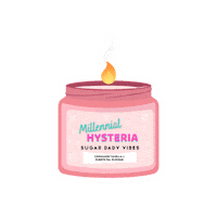 Chill Relax Sticker by Millennial Hysteria Candles