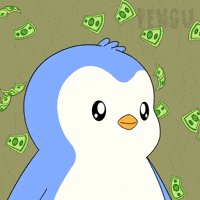 Pay Day Money GIF by Pudgy Penguins