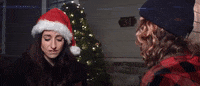 Merry Christmas Reaction GIF by GirlNightStand