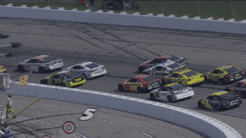 Iowa Speedway Crash GIF by NASCAR