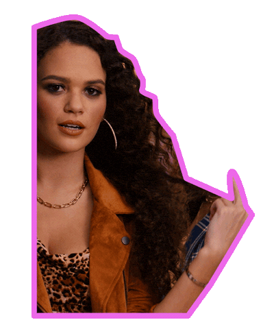 Madison Pettis Hair Twirl Sticker by NETFLIX