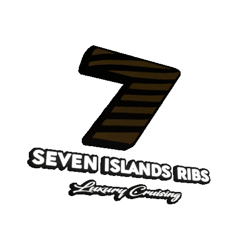sevenislandsrib seven ribs islands sevenislands Sticker