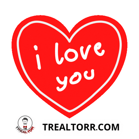 Happy Valentines Day Love Sticker Sticker by Trealtorr