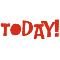Today Sticker by Remarkist