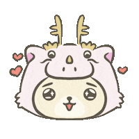 maggielulu 龍 龍年 瑪姬與她的小夥伴 maggieandherlittelpartners Sticker