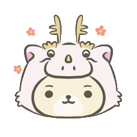 maggielulu 龍 龍年 瑪姬與她的小夥伴 maggieandherlittelpartners Sticker
