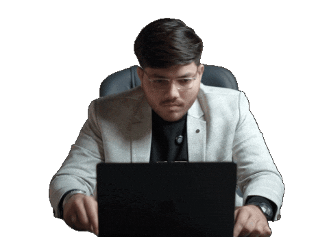 Frustrated Work Sticker by Raghav Bansal