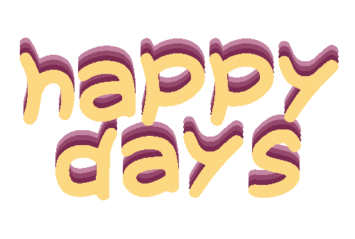 Celebrate Happy Days Sticker