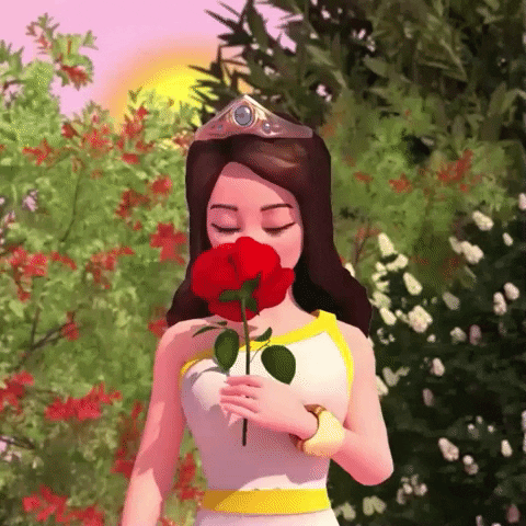 Relaxed Red Rose GIF by G5 games