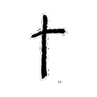 Jesus Cross Sticker by SOLAWuppertal
